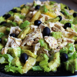 Black Olive & Avocado Salad